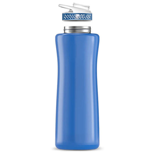 42oz. Navy Stainless Steel Bottle & Comfort Grip Lid
